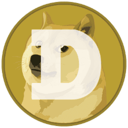 Illustration of a Shiba Inu dog on a yellow circular background with a large white letter "D" overlay; resembles the Dogecoin cryptocurrency logo, perfect for those looking to Buy Dogecoin or learn How to Buy Dogecoin.
