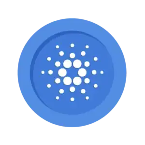 A blue circular icon featuring a white dotted pattern in the center, representing the Cardano cryptocurrency logo—perfect for guides on how to buy Cardano or tips for a smooth Cardano purchase.