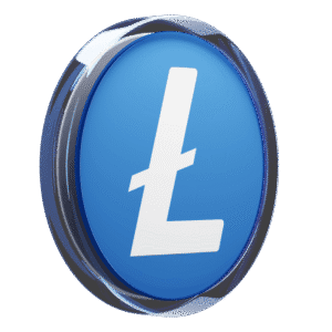 A blue circular icon with a white Litecoin cryptocurrency symbol in the center, perfect for illustrating a step-by-step guide on how to buy Litecoin in 2026.
