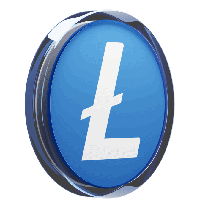 A blue circular icon with a white Litecoin cryptocurrency symbol in the center, perfect for illustrating a step-by-step guide on how to buy Litecoin in 2026.